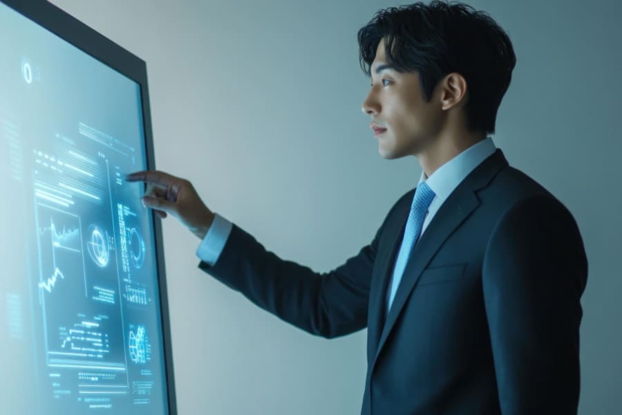 Experts enhancing IT infrastructure for efficient manufacturing processes.