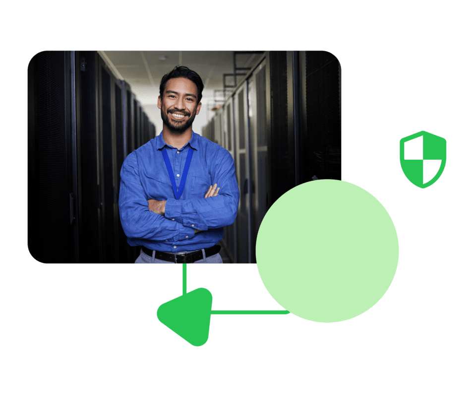 Cybersecurity services Australia with secure login system.